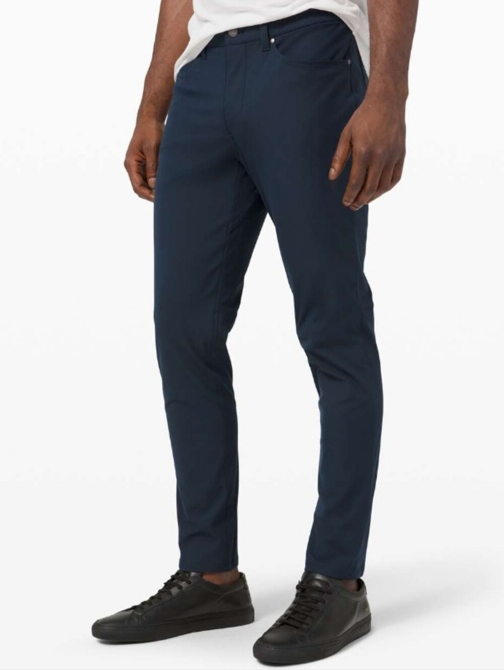 Lululemon ABC Pant Slim *Warpstreme Navy Blue Size 34 M5AN1S